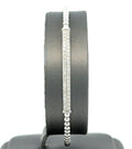 14k White Gold 0.60 CT Diamond Ladies Slip-On Bangle, 6.4 g, S16745