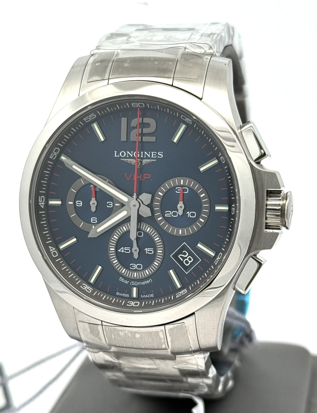 Longines Conquest V.H.P. Chrono Men's Watch 42mm L3.717.4.96.6, L37174966, S16772