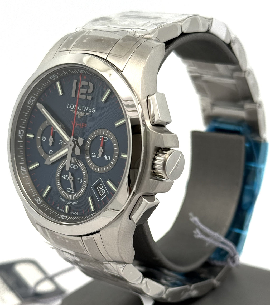 Longines Conquest V.H.P. Chrono Men's Watch 42mm L3.717.4.96.6, L37174966, S16772