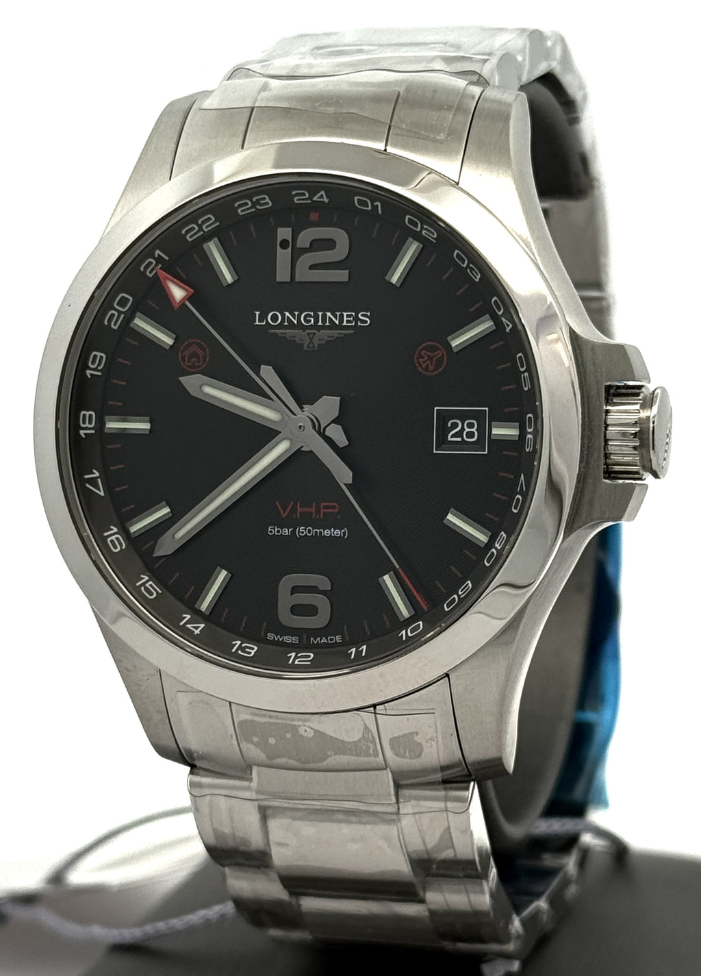 Longines Conquest V.H.P. Men's Watch 43mm L37284566, L3.728.4.56.6, S16780