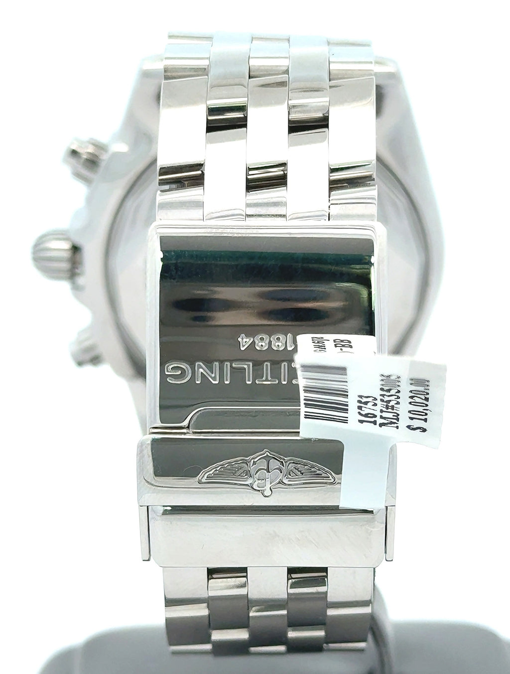 Breitling Chronomat 44 GMT Stainless Steel/Onyx Black Dial (PRE-OWNED) Box/Card
