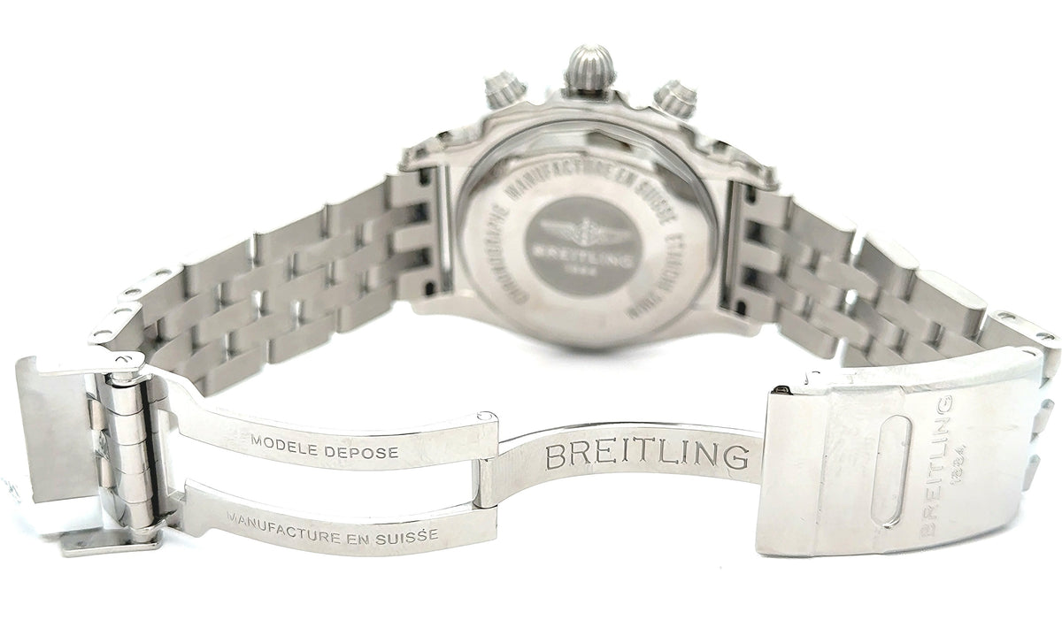 Breitling Chronomat 44 GMT Stainless Steel/Onyx Black Dial (PRE-OWNED) Box/Card
