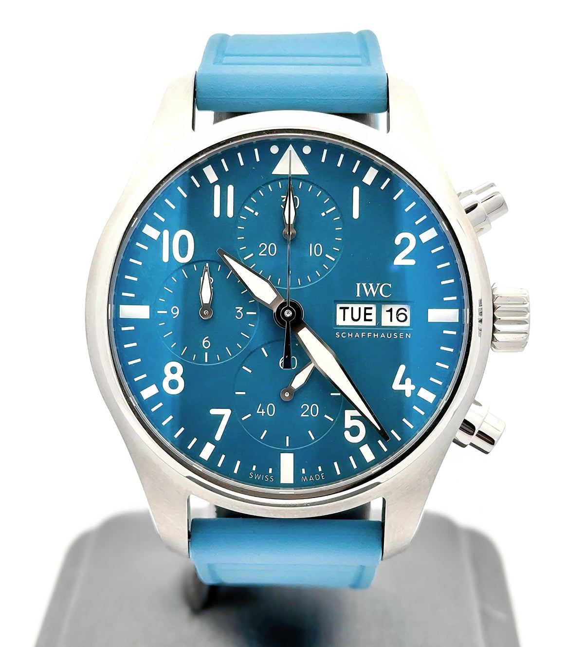 IWC Top Gun Pilot's Watch Chronograph 41 Blue Dial IW38811 -BRAND NEW BOX / CARD
