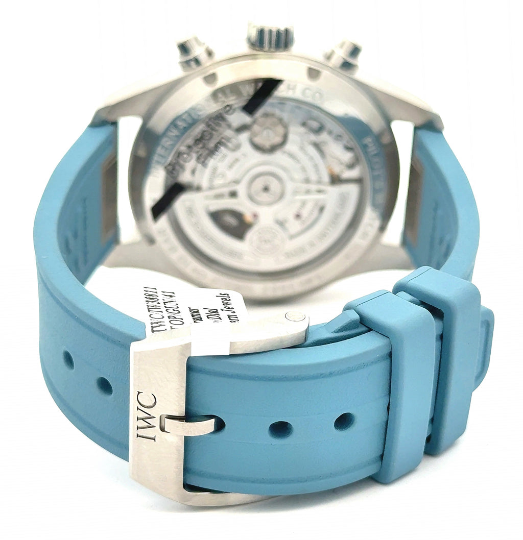 IWC Top Gun Pilot's Watch Chronograph 41 Blue Dial IW38811 -BRAND NEW BOX / CARD