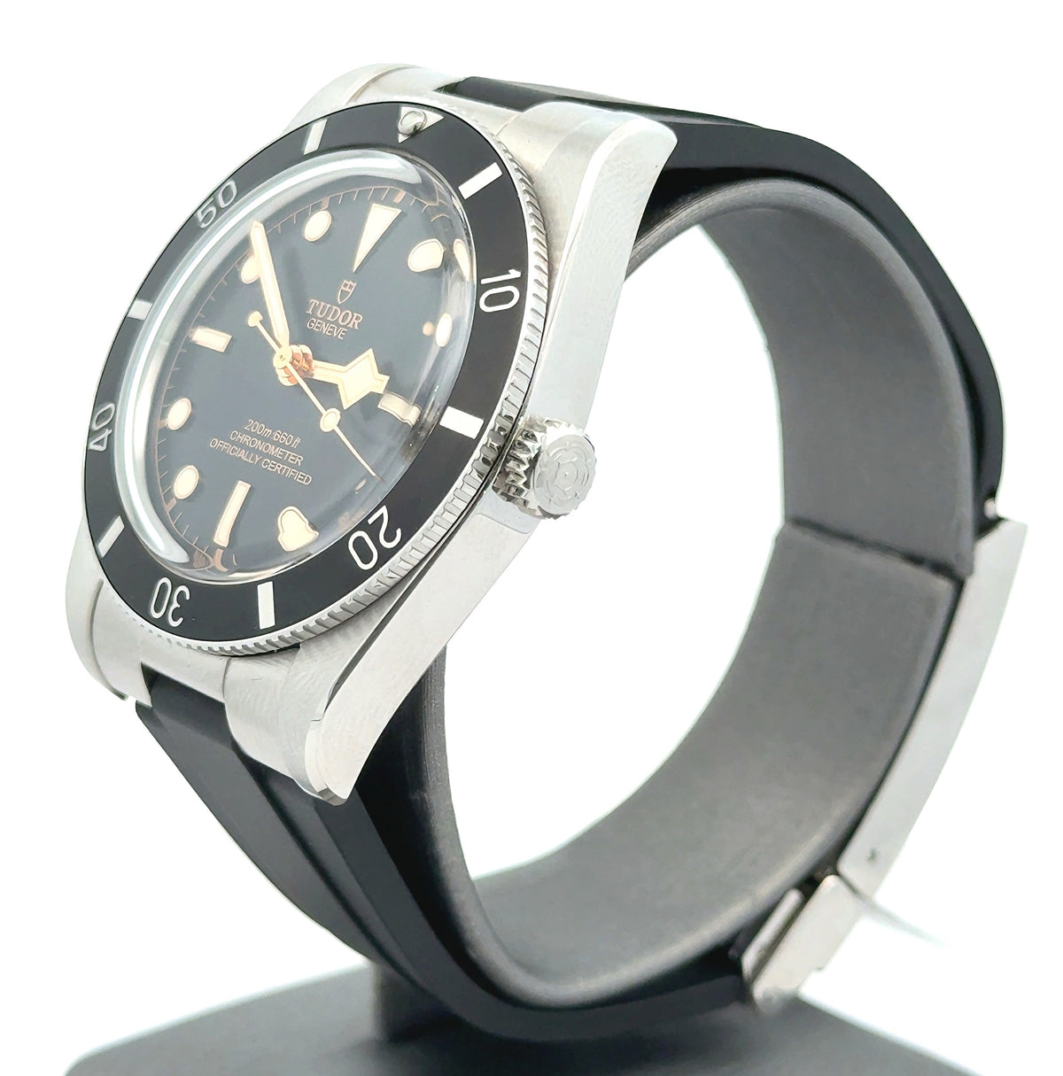 TUDOR GENEVE Black Bay 54 37 mm Steel Case Rubber Strap M79000N-0002 (PRE-OWNED) 2025, S16752