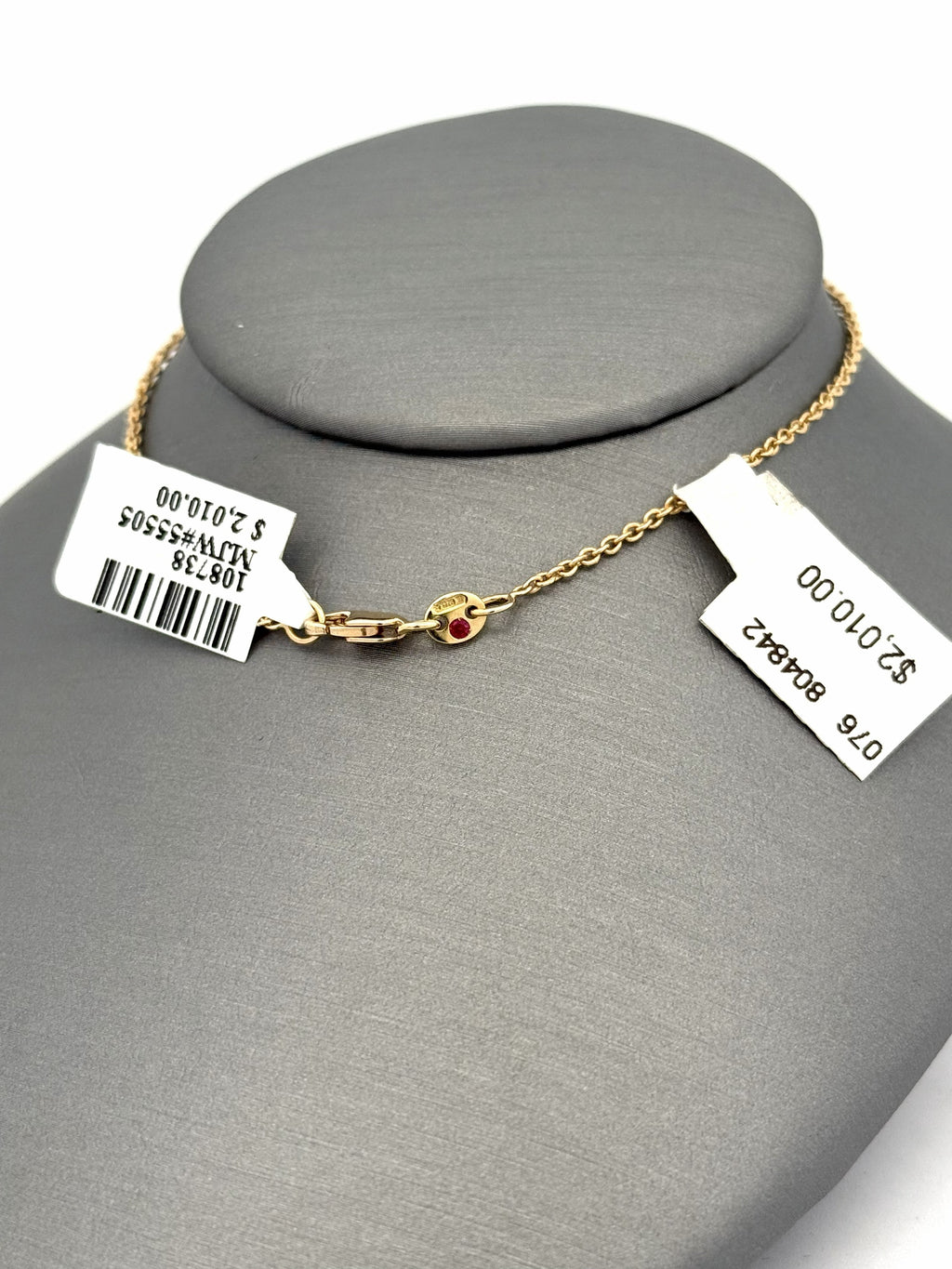 Roberto Coin 18K Yellow Gold Diamond Bezel Solitaire Necklace, S108738