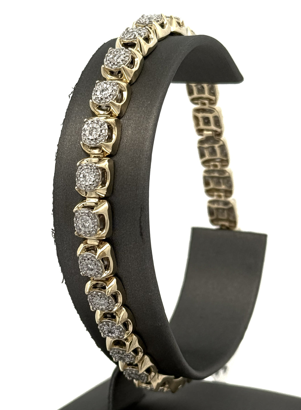 10k Yellow Gold 1.75 CT Diamond Tennis Bracelet, 8", 14.5g, S108760