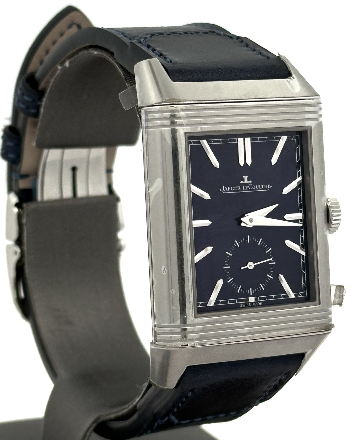 JAEGER LECOULTRE Reverso Tribute Duoface Small Seconds 47mm by 28.3 mm Watch Q3988481 - Brand New! S16789