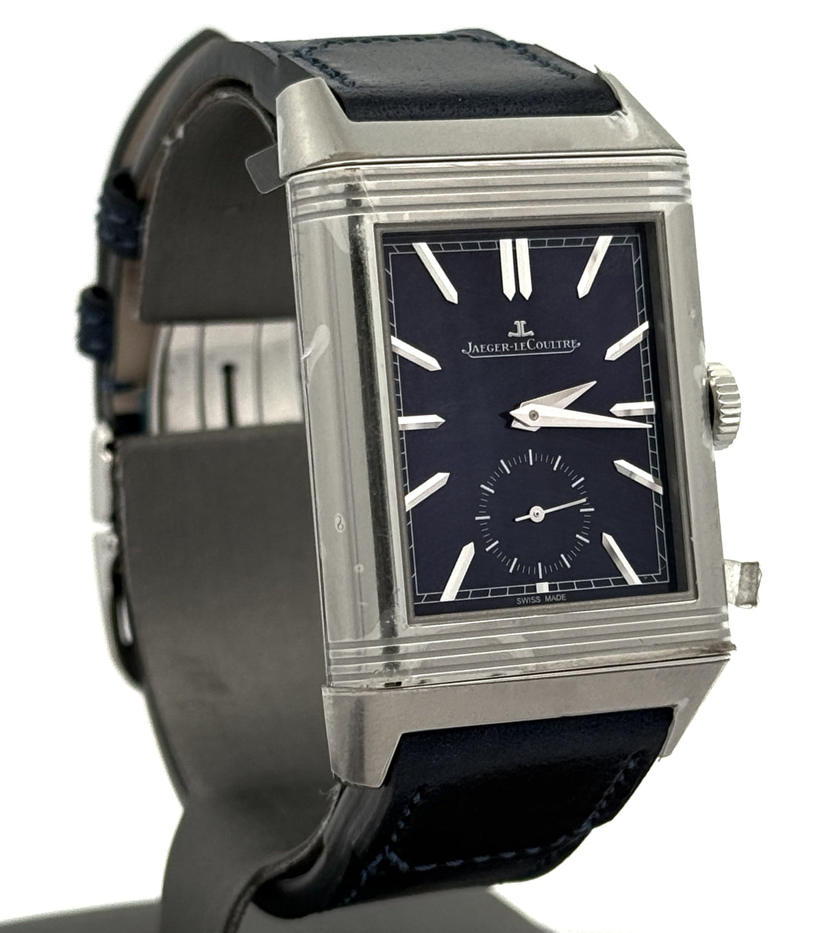 JAEGER LECOULTRE Reverso Tribute Duoface Small Seconds 47mm by 28.3 mm Watch Q3988481 - Brand New! S16789