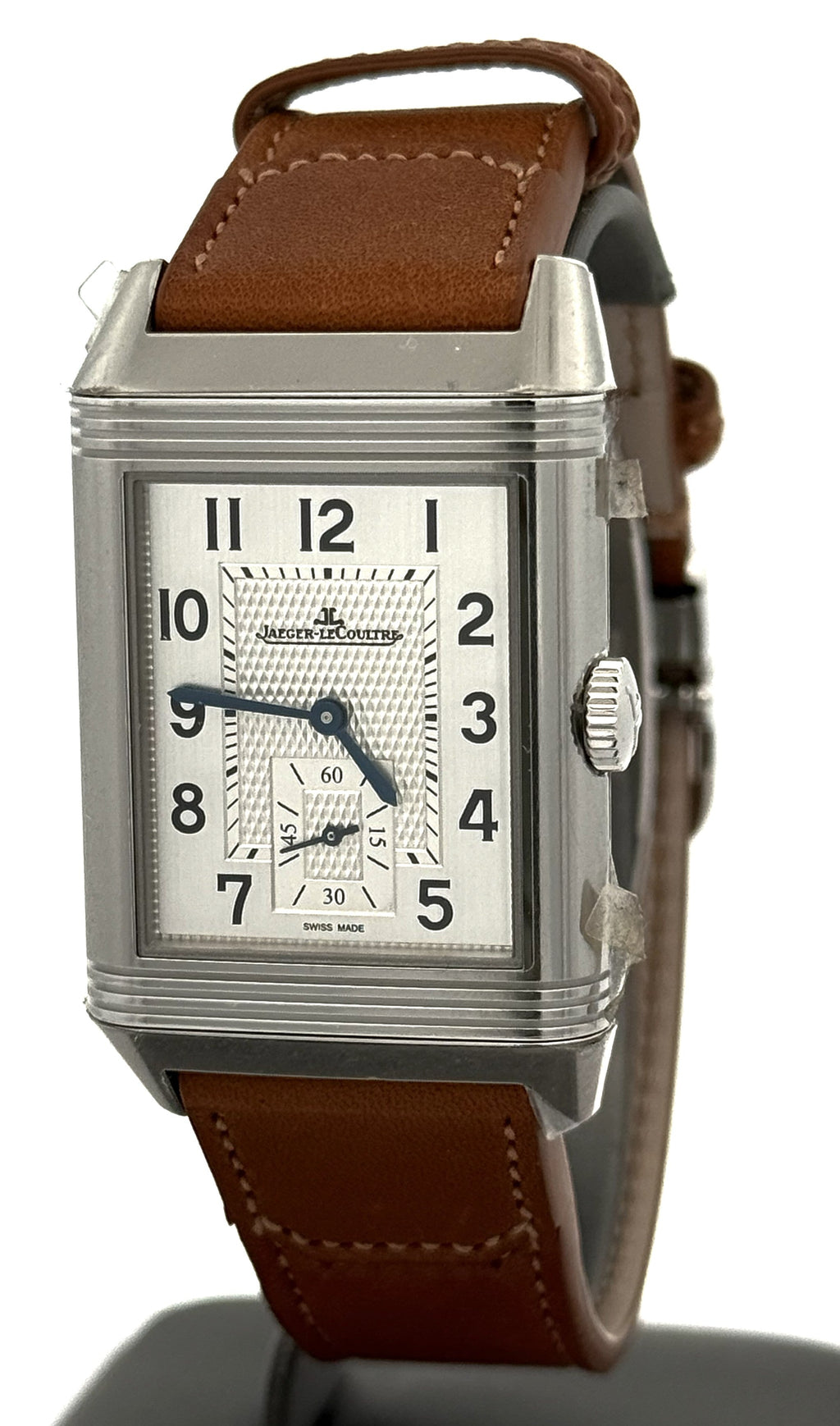 JAEGER LECOULTRE Reverso Classic Duoface Small Seconds 47mm by 28.3 mm Watch Q3848423 - Brand New! S16788