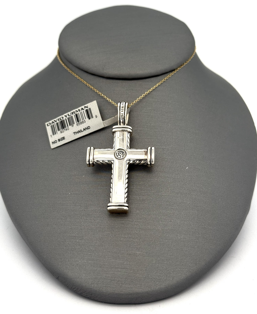 David Yurman Chevron Cross Pendant