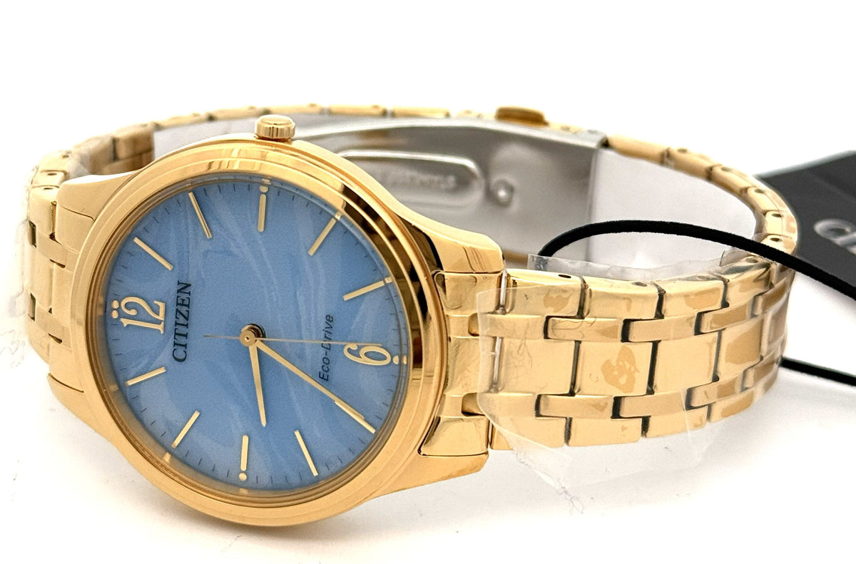 CITIZEN BLUE DIAL WOMEN’S WATCH EM1212-56L, Box/Card