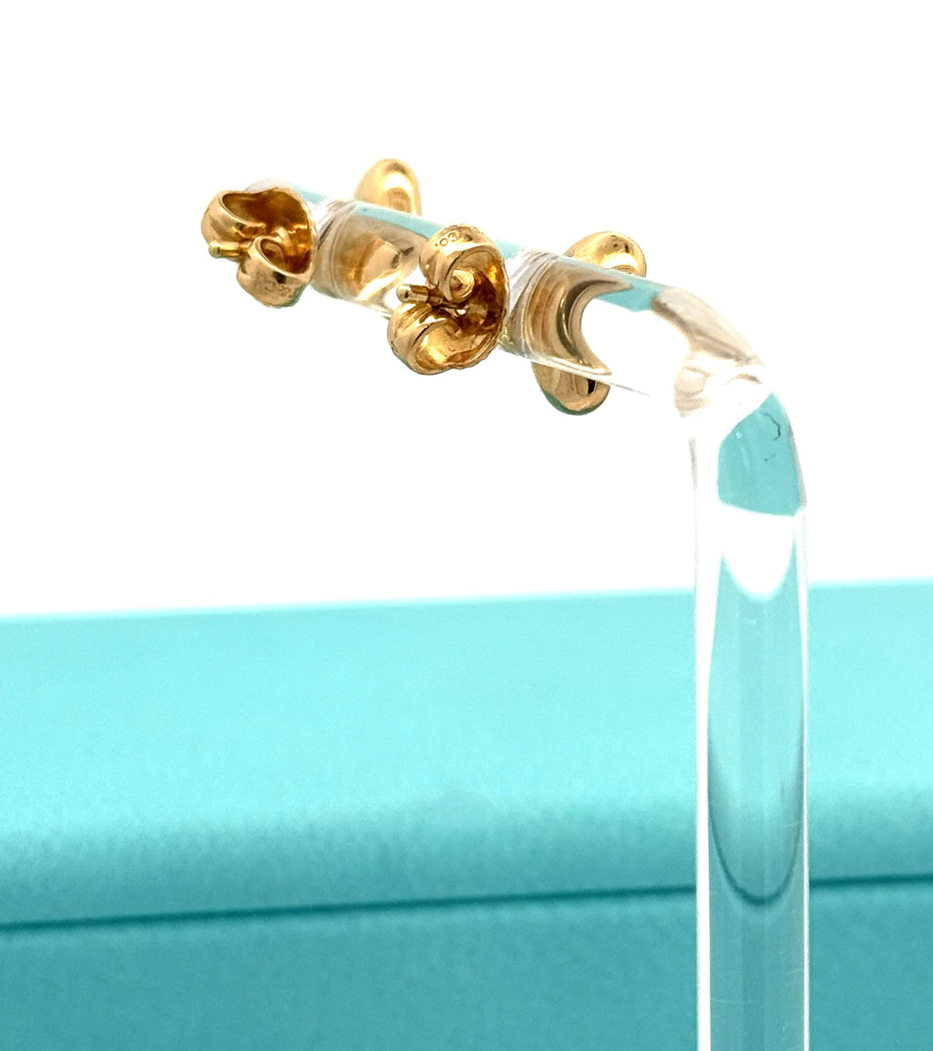 Tiffany & Co. Elsa Peretti Bean design 18k Yellow Gold Earrings