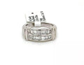Platinum 1.00 CT Baguette Diamond Ladies Band, 9.6gm, Size 6.5, S100106