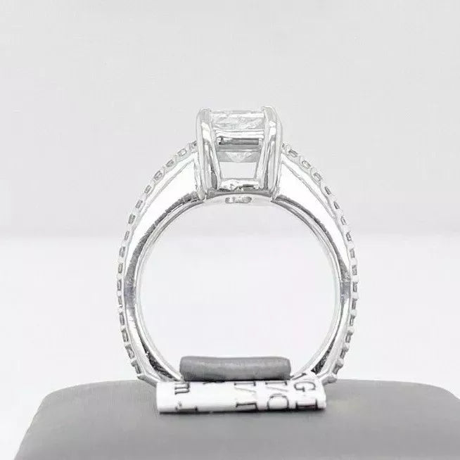 14K White Gold 1.75CT Princess Cut Diamond Engagement Ring, Size 5, 5gm, S12373