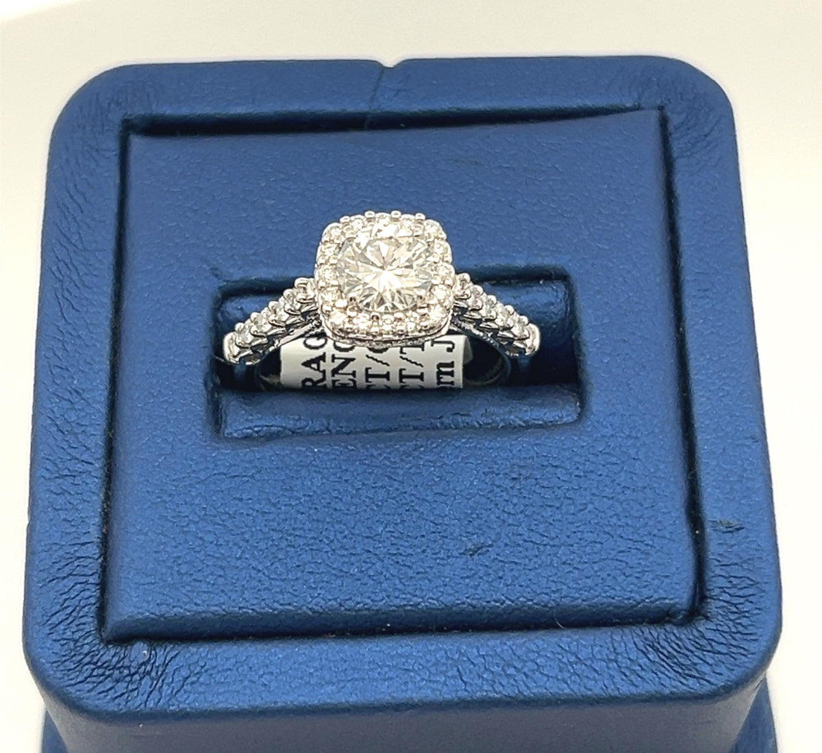 Verragio 2.15 CT TCW Round Diamond Engagement Ring, Size 6.5, 4.8g (Preowned)