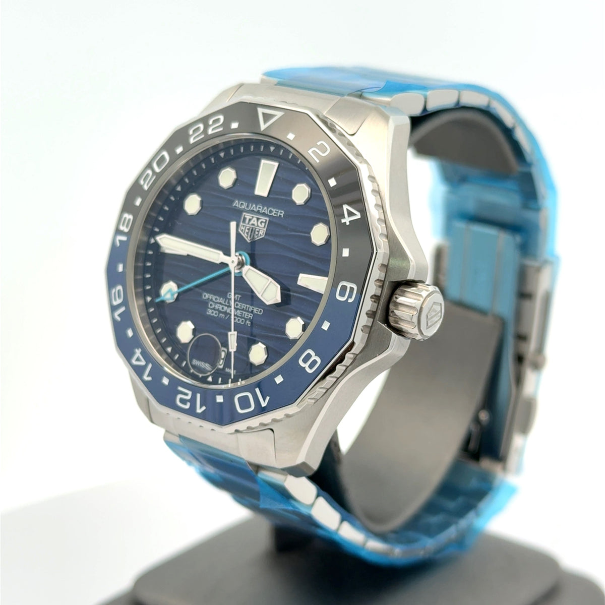 TAG HEUER AQUARACER 300, Automatic Blue Dial Watch, 42 mm WBP5114.BA0013