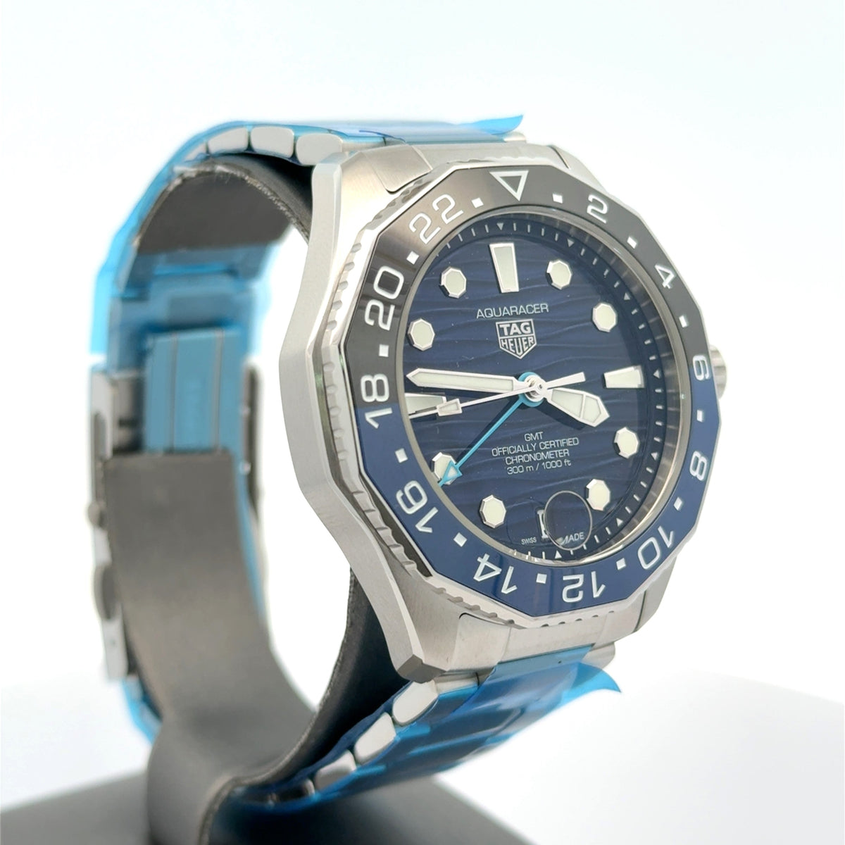TAG HEUER AQUARACER 300, Automatic Blue Dial Watch, 42 mm WBP5114.BA0013