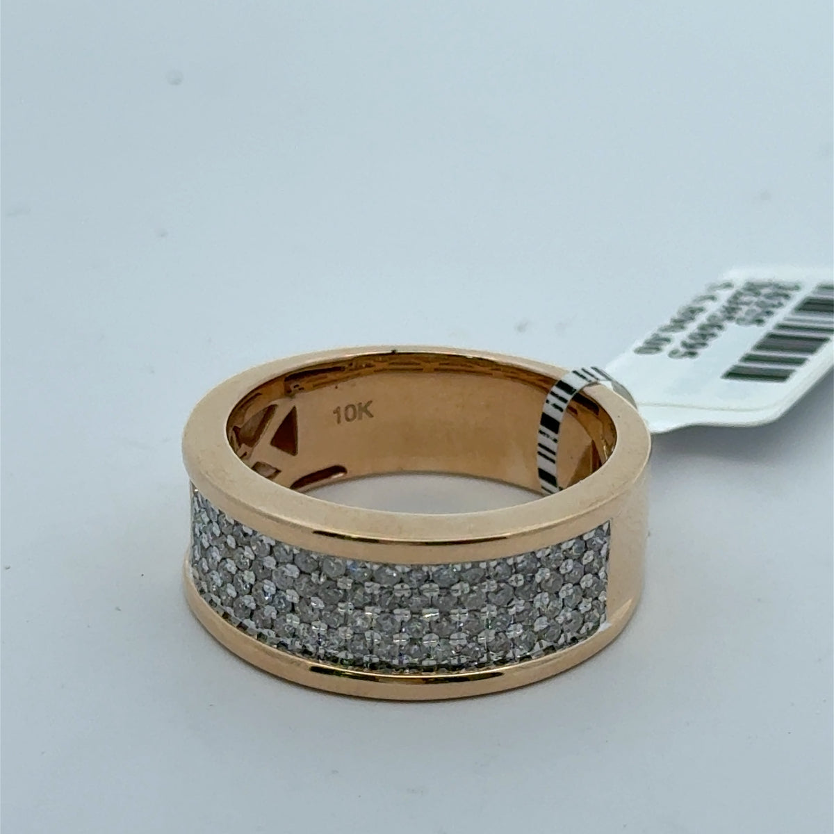 10k Yellow Gold 0.75CT Diamond Men's Wedding Band, 7.8g, Size 10, S16355