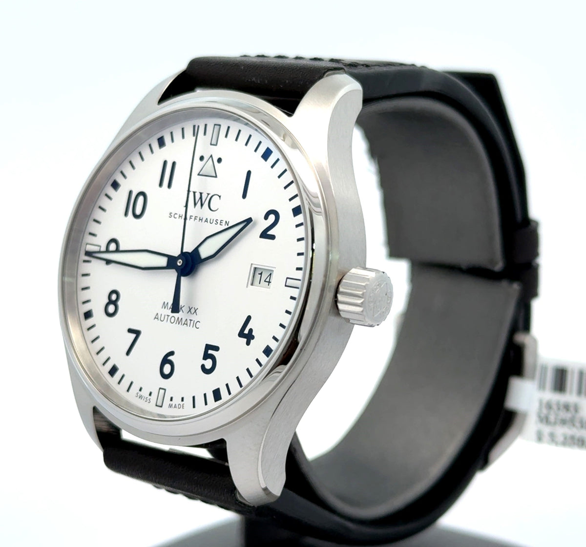 IWC PILOT'S WATCH MARK XX - IW328207 - 40 MM - SILVER PLATED DIAL - BRAND NEW !