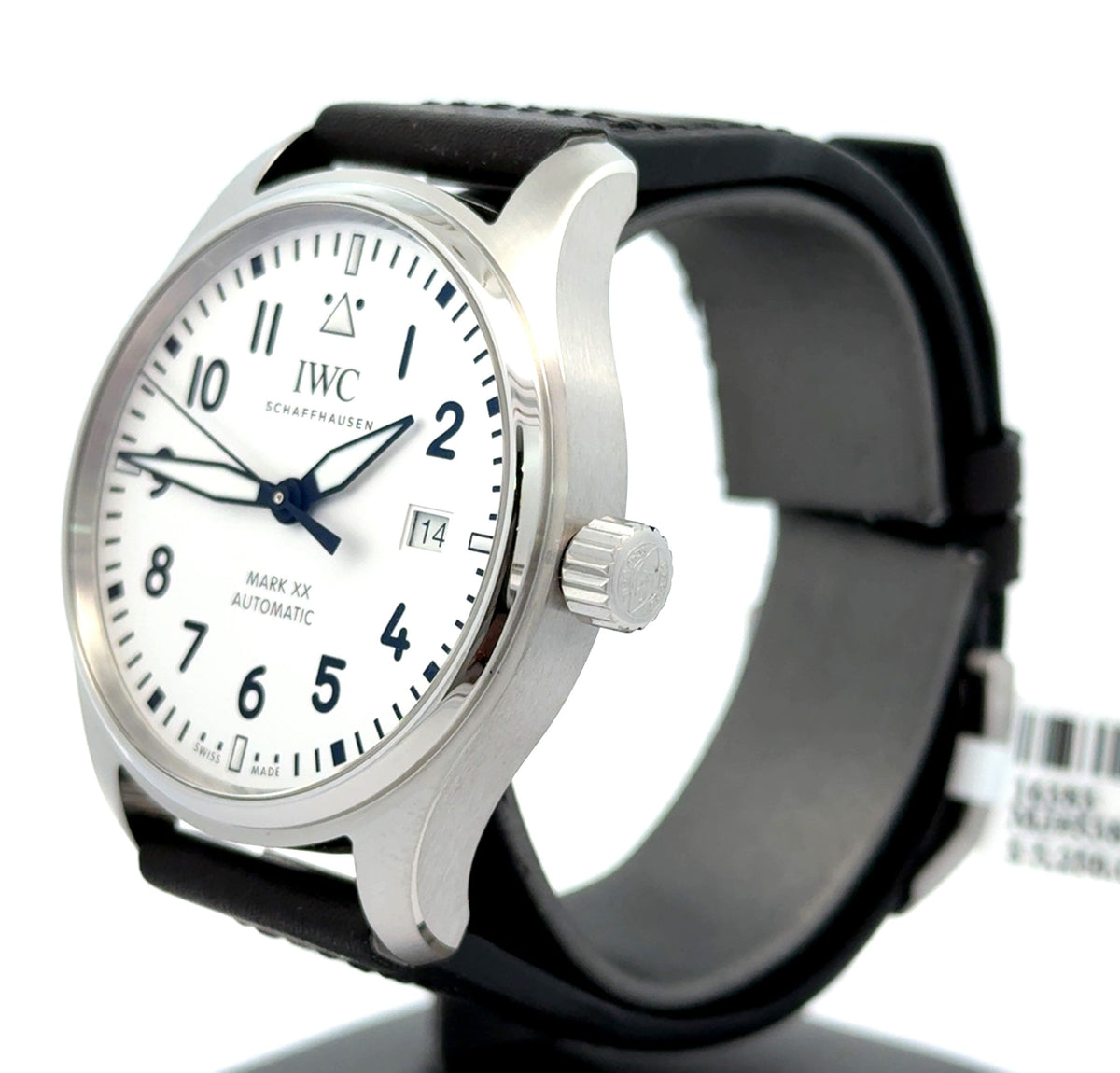 IWC PILOT'S WATCH MARK XX - IW328207 - 40 MM - SILVER PLATED DIAL - BRAND NEW !