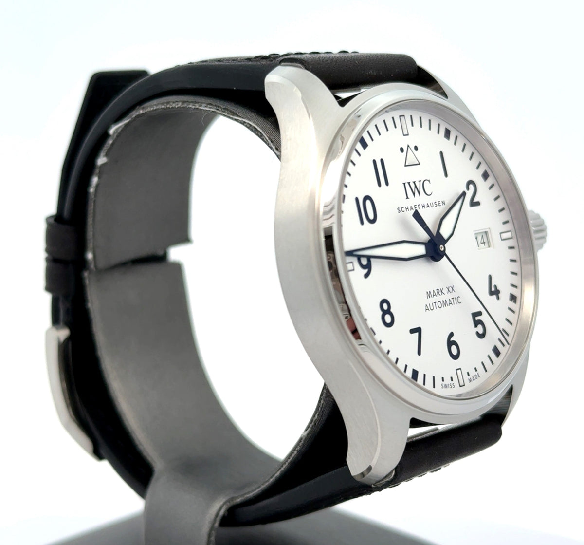 IWC PILOT'S WATCH MARK XX - IW328207 - 40 MM - SILVER PLATED DIAL - BRAND NEW !