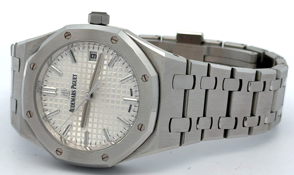 Audemars Piguet Selfwinding Royal Oak Ladies Watch 34mm 77350ST.OO.1261ST.01