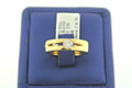 UNISEX 18K YELLOW GOLD 0.40 CT DIAMOND WEDDING BAND, SIZE 7, 11.8 GM