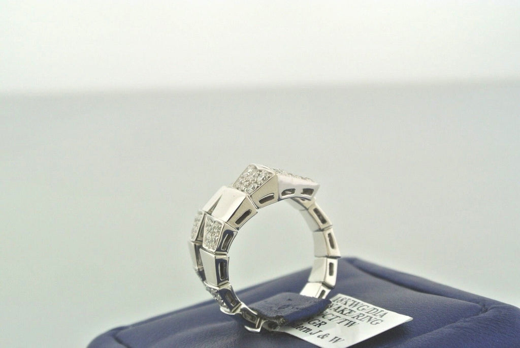 18k White Gold 1.50 CT Diamond Fancy Ladies Band, 10.8gm