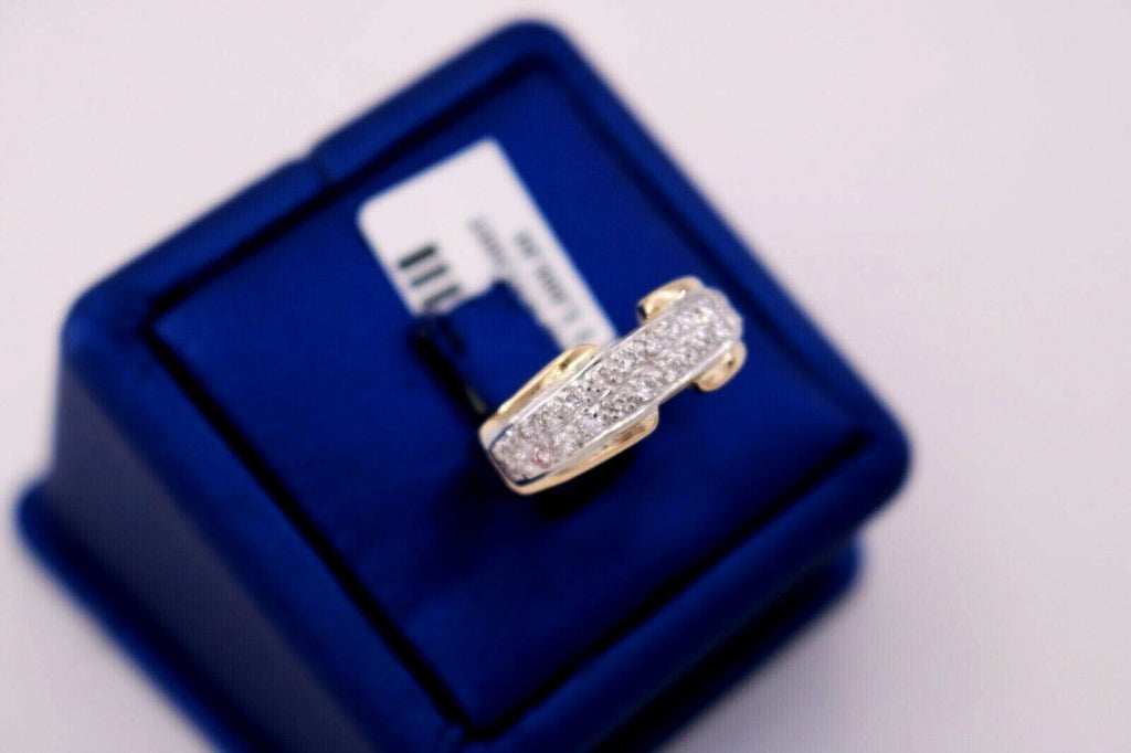 14K Yellow Gold 0.50 CT Diamond Wedding Band, 6.4gm, Size 8.5, S105489