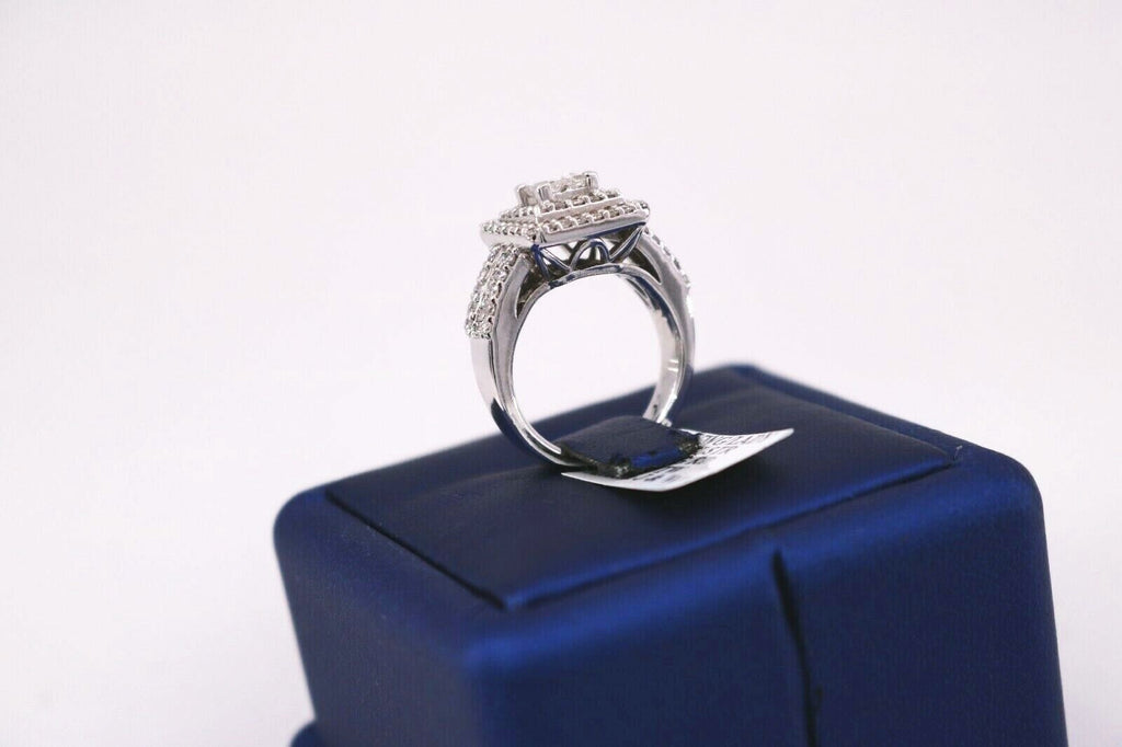 14k White Gold 1.00 CT Diamond Ladies Band, 3.7gm, Size 6